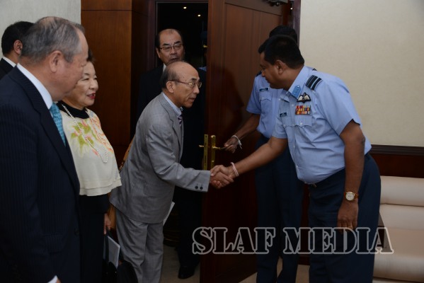 Japan Donates a Fire Vehicle to SLAF