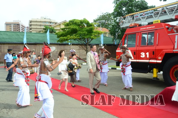 Japan Donates a Fire Vehicle to SLAF