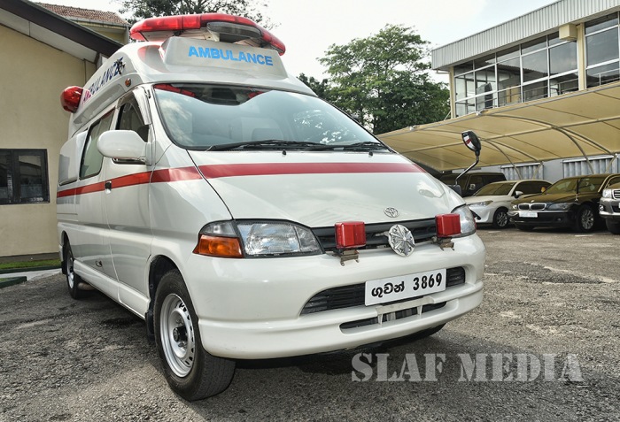 Japan Donates Fully Equiped Ambulance to SLAF