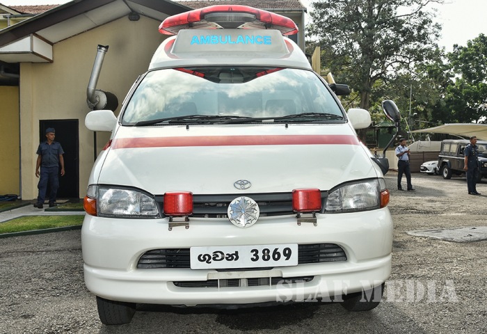 Japan Donates Fully Equiped Ambulance to SLAF