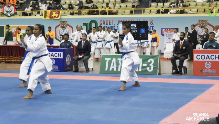 SLAF KARATE TEAM EXCELS AT 10TH SOUTH ASIAN KARATE CHAMPIONSHIP
