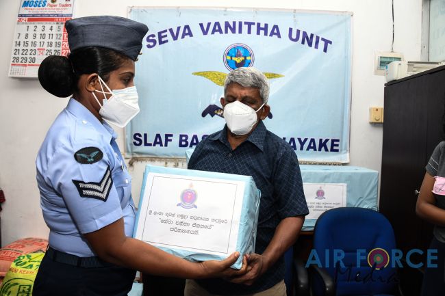 SEVA VANITHA UNIT OF KATUNAYAKE MAKES DONATION TO SRI LANKA WELFARE SOCIETY OF THE BLIND, SEEDUWA