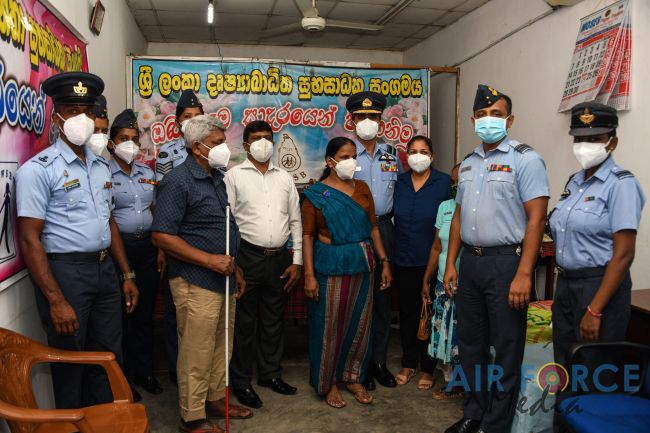 SEVA VANITHA UNIT OF KATUNAYAKE MAKES DONATION TO SRI LANKA WELFARE SOCIETY OF THE BLIND, SEEDUWA