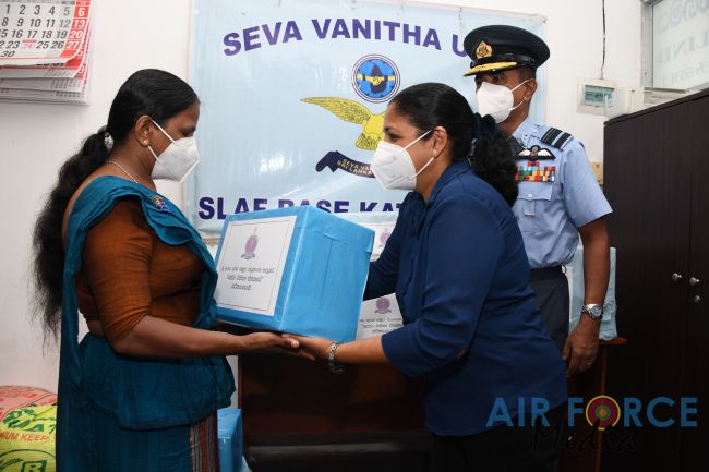 SEVA VANITHA UNIT OF KATUNAYAKE MAKES DONATION TO SRI LANKA WELFARE SOCIETY OF THE BLIND, SEEDUWA