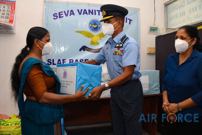 SEVA VANITHA UNIT OF KATUNAYAKE MAKES DONATION TO SRI LANKA WELFARE SOCIETY OF THE BLIND, SEEDUWA