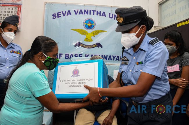 SEVA VANITHA UNIT OF KATUNAYAKE MAKES DONATION TO SRI LANKA WELFARE SOCIETY OF THE BLIND, SEEDUWA