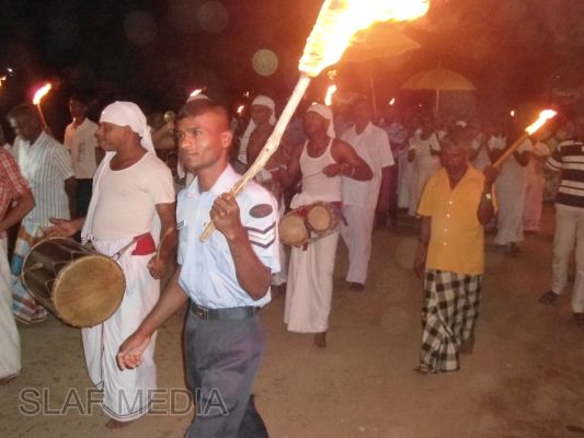 ගුවන් හමුදා මඩකලපුව කදවුරේ ආගමික වතාවත්
