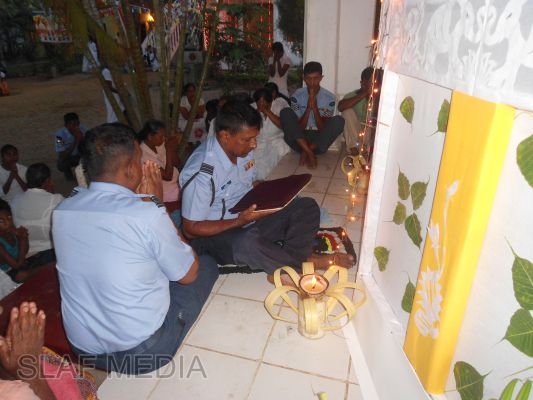 ගුවන් හමුදා මඩකලපුව කදවුරේ ආගමික වතාවත්