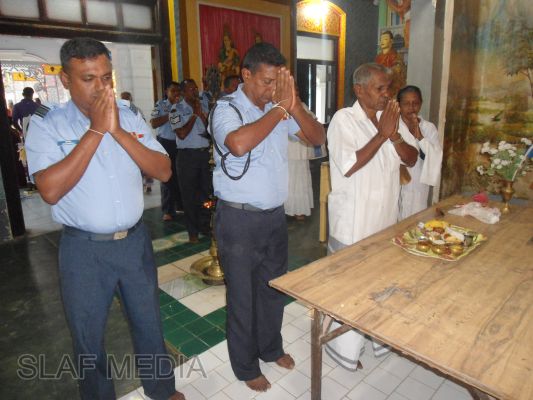 ගුවන් හමුදා මඩකලපුව කදවුරේ ආගමික වතාවත්