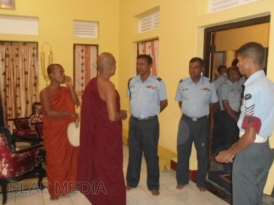 ගුවන් හමුදා මඩකලපුව කදවුරේ ආගමික වතාවත්