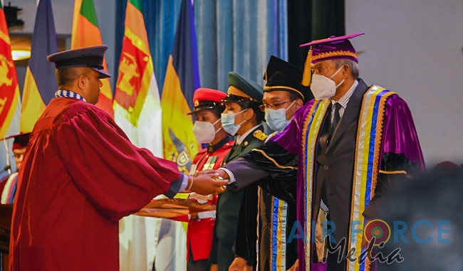 GENERAL CONVOCATION OF KOTHALAWALA DEFENCE UNIVERSITY -2020
CEREMONIALLY CONCLUDED.