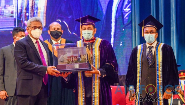 GENERAL CONVOCATION OF KOTHALAWALA DEFENCE UNIVERSITY -2020
CEREMONIALLY CONCLUDED.
