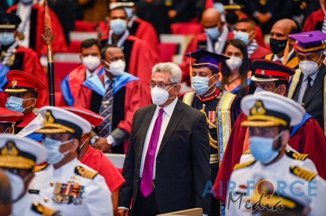 GENERAL CONVOCATION OF KOTHALAWALA DEFENCE UNIVERSITY -2020
CEREMONIALLY CONCLUDED.