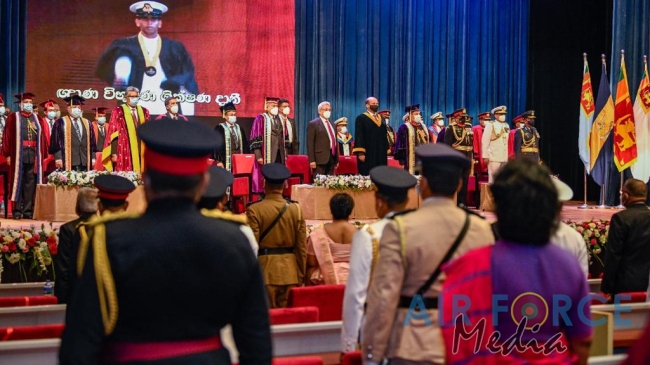 GENERAL CONVOCATION OF KOTHALAWALA DEFENCE UNIVERSITY -2020
CEREMONIALLY CONCLUDED.