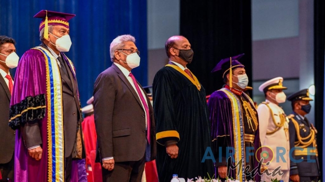 GENERAL CONVOCATION OF KOTHALAWALA DEFENCE UNIVERSITY -2020
CEREMONIALLY CONCLUDED.