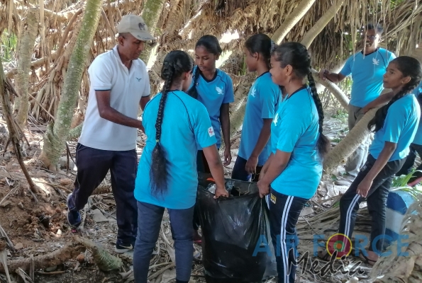 SLAF
Station Koggala organizes Maritime Environment Protection Programme and
Beach Carnival