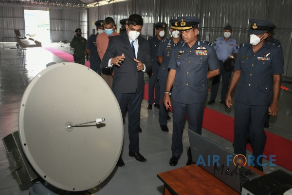 NEW
HANGAR FOR THE UAV RESEARCH DEVELOPMENT PROJECT DECLARED OPEN BY
COMMANDER