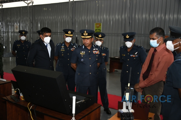 NEW
HANGAR FOR THE UAV RESEARCH DEVELOPMENT PROJECT DECLARED OPEN BY
COMMANDER