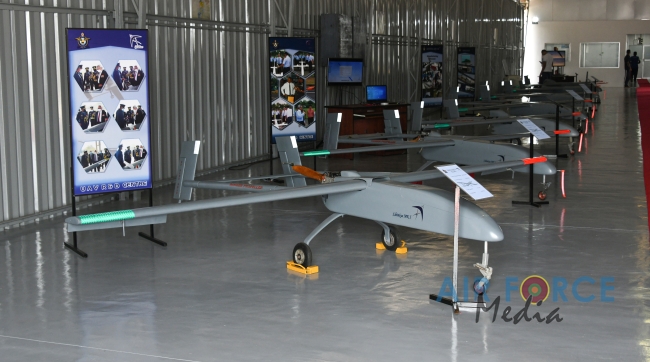 NEW
HANGAR FOR THE UAV RESEARCH DEVELOPMENT PROJECT DECLARED OPEN BY
COMMANDER