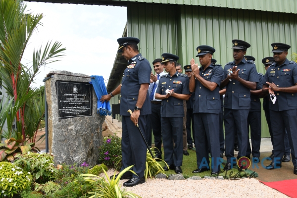 NEW
HANGAR FOR THE UAV RESEARCH DEVELOPMENT PROJECT DECLARED OPEN BY
COMMANDER