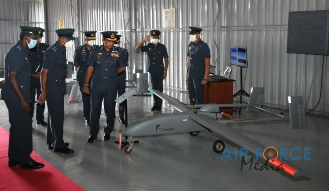 NEW
HANGAR FOR THE UAV RESEARCH DEVELOPMENT PROJECT DECLARED OPEN BY
COMMANDER