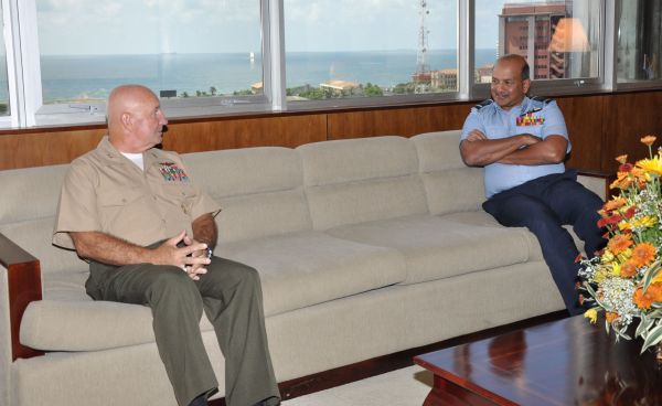 Lt Major General Thomas L Conant paid a courtesy call on the Commander of the Air Force