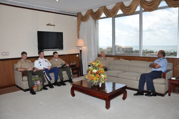 Lt Major General Thomas L Conant paid a courtesy call on the Commander of the Air Force