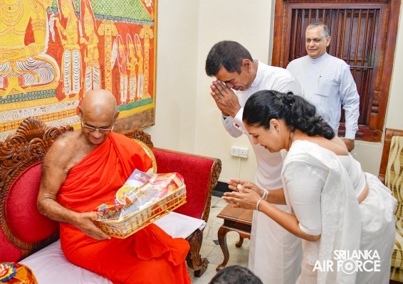 SLAF HOLDS ANNUAL RELIGIOUS CEREMONY AND ALMSGIVING AT TEMPLE OF THE SACRED TOOTH