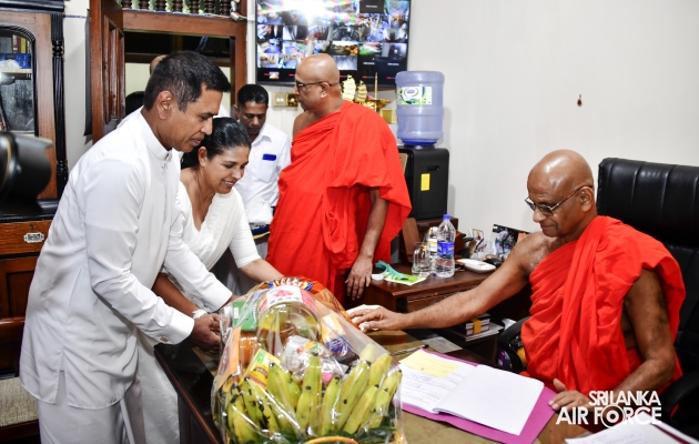 SLAF HOLDS ANNUAL RELIGIOUS CEREMONY AND ALMSGIVING AT TEMPLE OF THE SACRED TOOTH