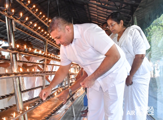 SLAF HOLDS ANNUAL RELIGIOUS CEREMONY AND ALMSGIVING AT TEMPLE OF THE SACRED TOOTH