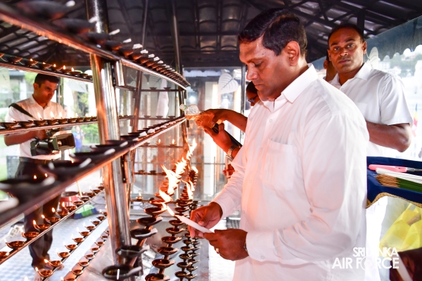 SLAF HOLDS ANNUAL RELIGIOUS CEREMONY AND ALMSGIVING AT TEMPLE OF THE SACRED TOOTH