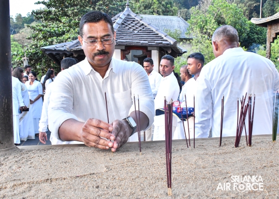 SLAF HOLDS ANNUAL RELIGIOUS CEREMONY AND ALMSGIVING AT TEMPLE OF THE SACRED TOOTH