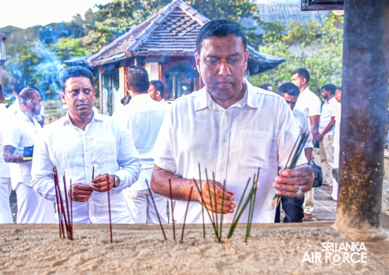 SLAF HOLDS ANNUAL RELIGIOUS CEREMONY AND ALMSGIVING AT TEMPLE OF THE SACRED TOOTH