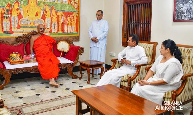 SLAF HOLDS ANNUAL RELIGIOUS CEREMONY AND ALMSGIVING AT TEMPLE OF THE SACRED TOOTH