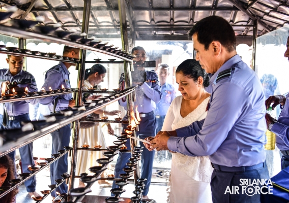 SLAF HOLDS ANNUAL RELIGIOUS CEREMONY AND ALMSGIVING AT TEMPLE OF THE SACRED TOOTH