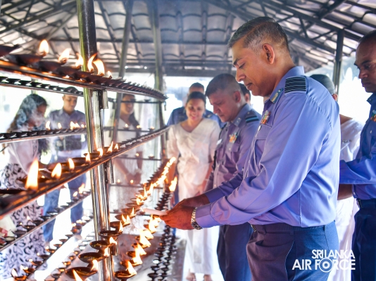 SLAF HOLDS ANNUAL RELIGIOUS CEREMONY AND ALMSGIVING AT TEMPLE OF THE SACRED TOOTH