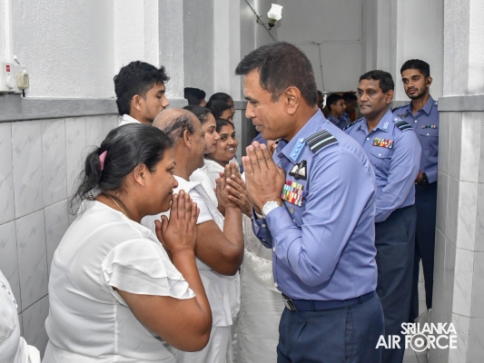 SLAF HOLDS ANNUAL RELIGIOUS CEREMONY AND ALMSGIVING AT TEMPLE OF THE SACRED TOOTH
