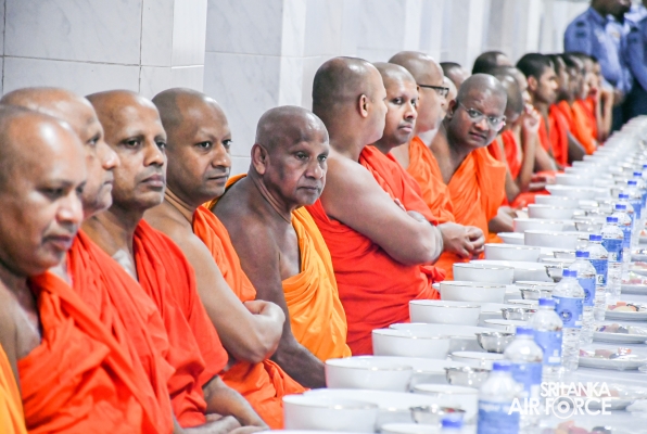 SLAF HOLDS ANNUAL RELIGIOUS CEREMONY AND ALMSGIVING AT TEMPLE OF THE SACRED TOOTH