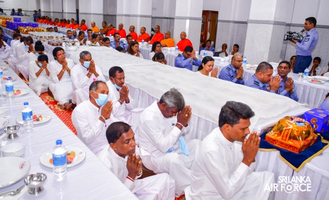 SLAF HOLDS ANNUAL RELIGIOUS CEREMONY AND ALMSGIVING AT TEMPLE OF THE SACRED TOOTH