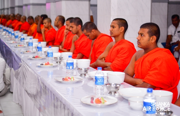 SLAF HOLDS ANNUAL RELIGIOUS CEREMONY AND ALMSGIVING AT TEMPLE OF THE SACRED TOOTH