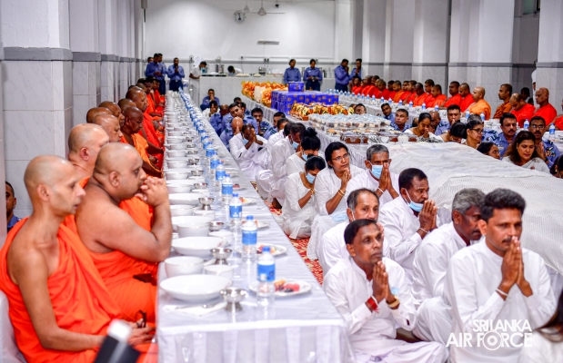 SLAF HOLDS ANNUAL RELIGIOUS CEREMONY AND ALMSGIVING AT TEMPLE OF THE SACRED TOOTH