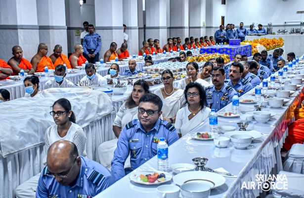 SLAF HOLDS ANNUAL RELIGIOUS CEREMONY AND ALMSGIVING AT TEMPLE OF THE SACRED TOOTH