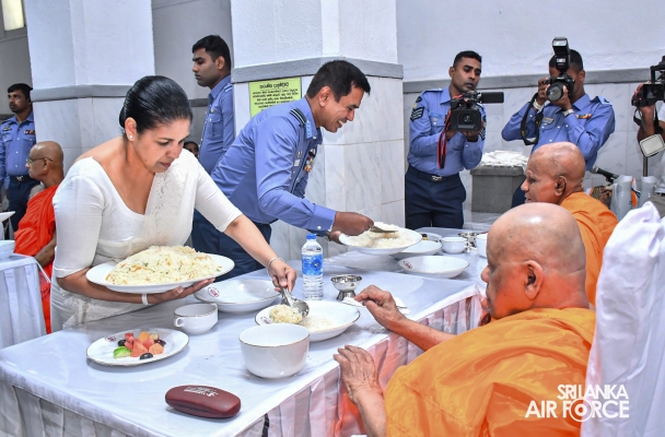 SLAF HOLDS ANNUAL RELIGIOUS CEREMONY AND ALMSGIVING AT TEMPLE OF THE SACRED TOOTH