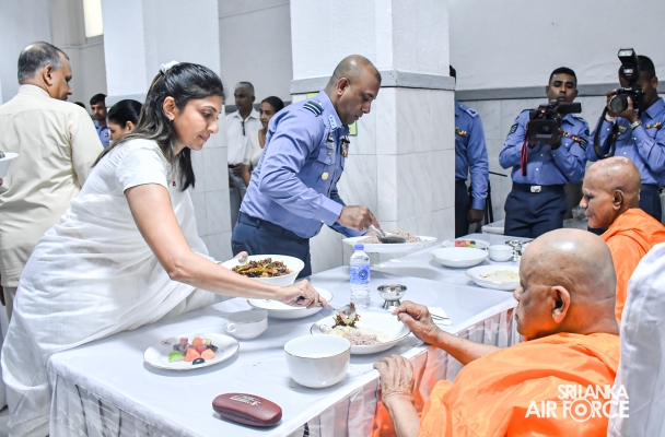 SLAF HOLDS ANNUAL RELIGIOUS CEREMONY AND ALMSGIVING AT TEMPLE OF THE SACRED TOOTH