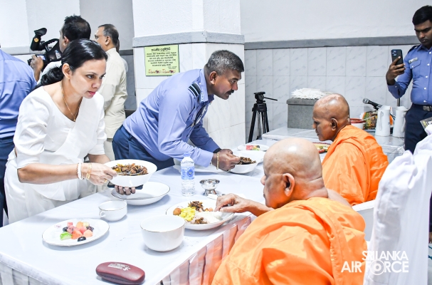 SLAF HOLDS ANNUAL RELIGIOUS CEREMONY AND ALMSGIVING AT TEMPLE OF THE SACRED TOOTH