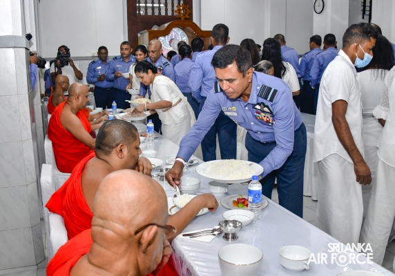 SLAF HOLDS ANNUAL RELIGIOUS CEREMONY AND ALMSGIVING AT TEMPLE OF THE SACRED TOOTH