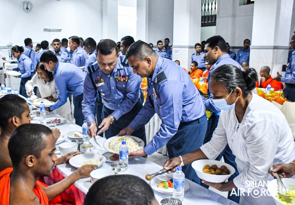 SLAF HOLDS ANNUAL RELIGIOUS CEREMONY AND ALMSGIVING AT TEMPLE OF THE SACRED TOOTH