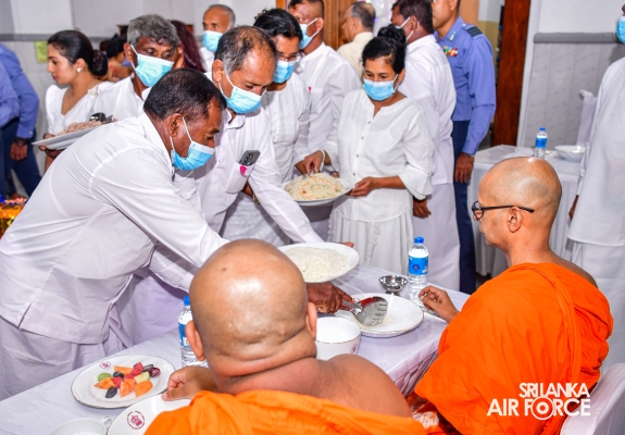 SLAF HOLDS ANNUAL RELIGIOUS CEREMONY AND ALMSGIVING AT TEMPLE OF THE SACRED TOOTH