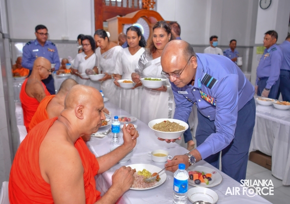 SLAF HOLDS ANNUAL RELIGIOUS CEREMONY AND ALMSGIVING AT TEMPLE OF THE SACRED TOOTH