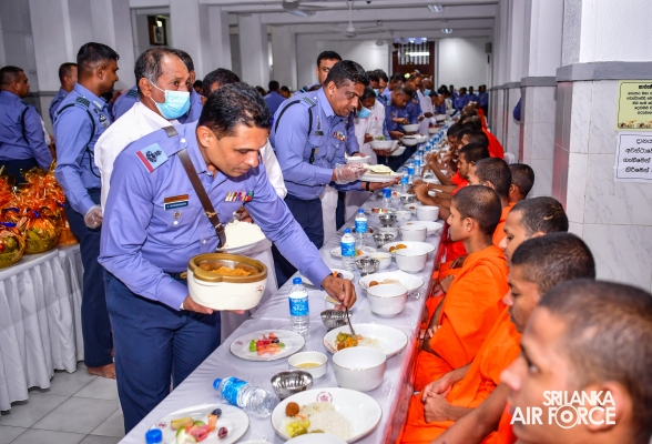 SLAF HOLDS ANNUAL RELIGIOUS CEREMONY AND ALMSGIVING AT TEMPLE OF THE SACRED TOOTH